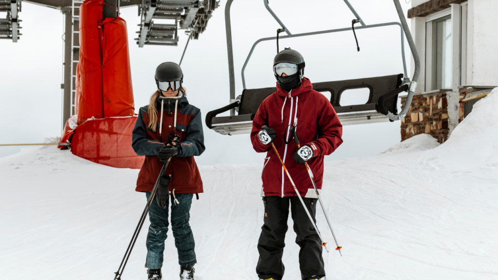 Skiing in Hokkaido 