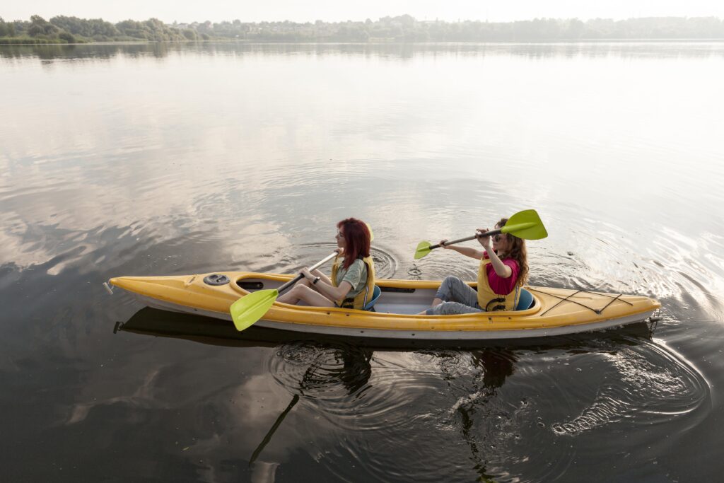 Kayaking with Friends