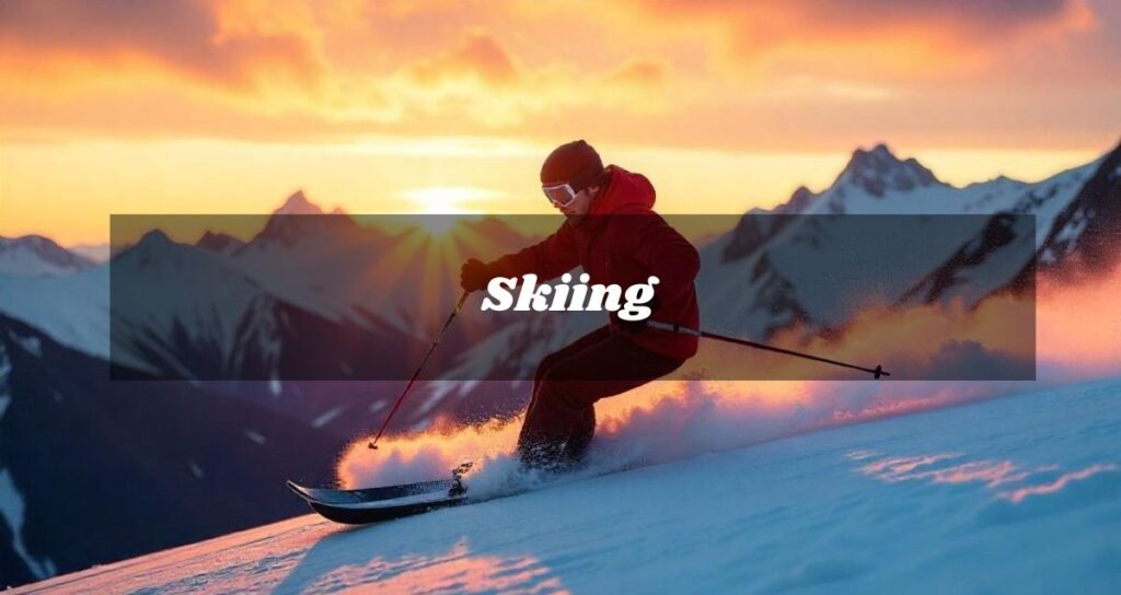 Skiing - Skiing or Snowboarding